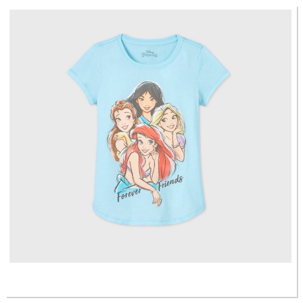 Disney Princess Forever Friends Blue T-Shirt